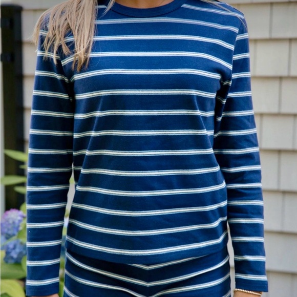 Parke Tops - Parke Maggie & Emma Long Sleeve Striped T-Shirt